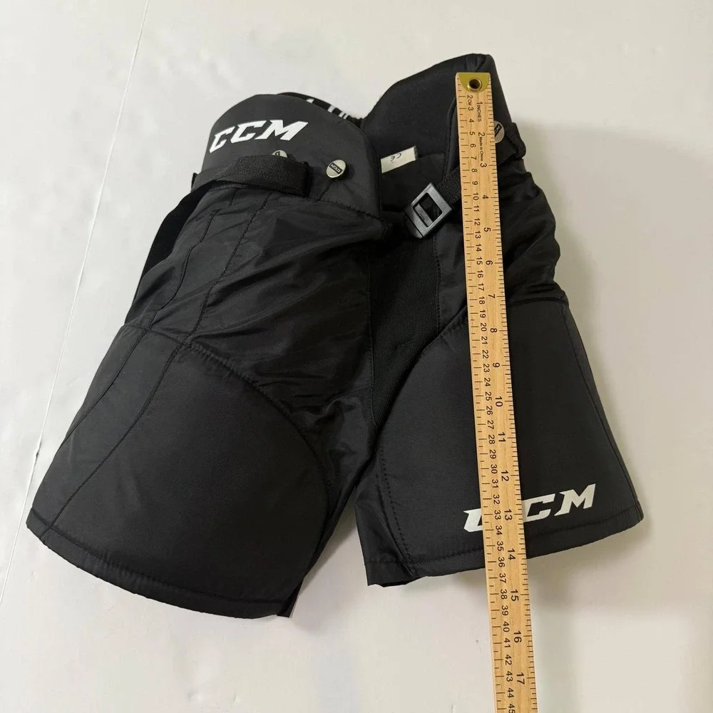CCM LTP Youth Large Ice Hockey Pants Black Padded Shorts YT-L Protective Gear